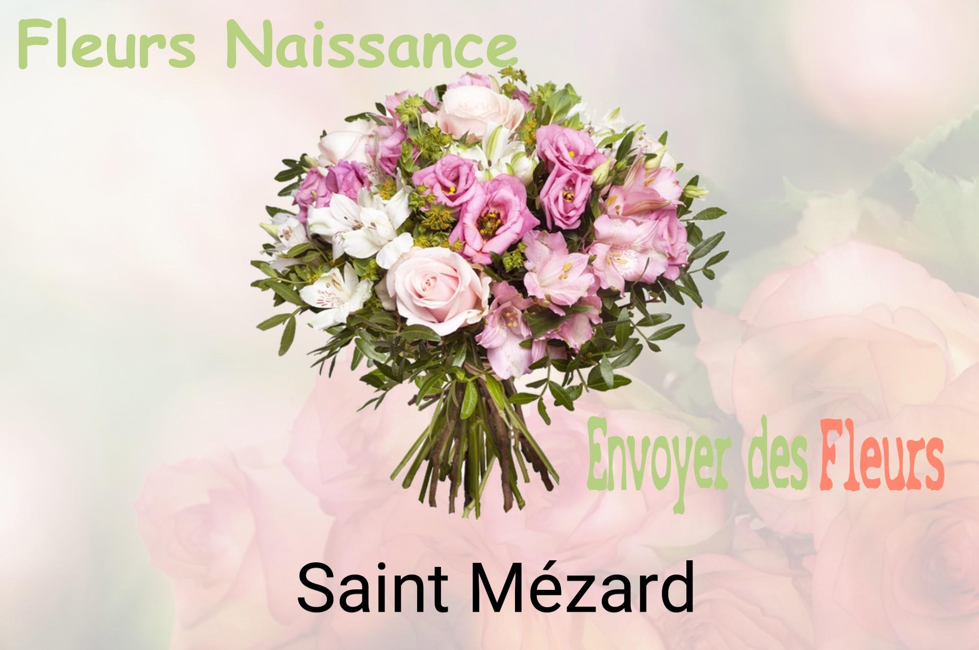 Bouquet de fleurs de naissance livré à Saint-Mézard